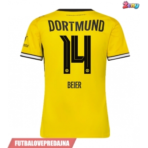 Lacne Ženy Futbalové dres Borussia Dortmund Maximilian Beier #14 2026-27 Krátky Rukáv - Domáci